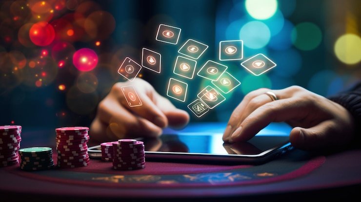 Permainan meja klasik blackjack dan roulette dimainkan secara nyaman pada perangkat mobile di selotbesar